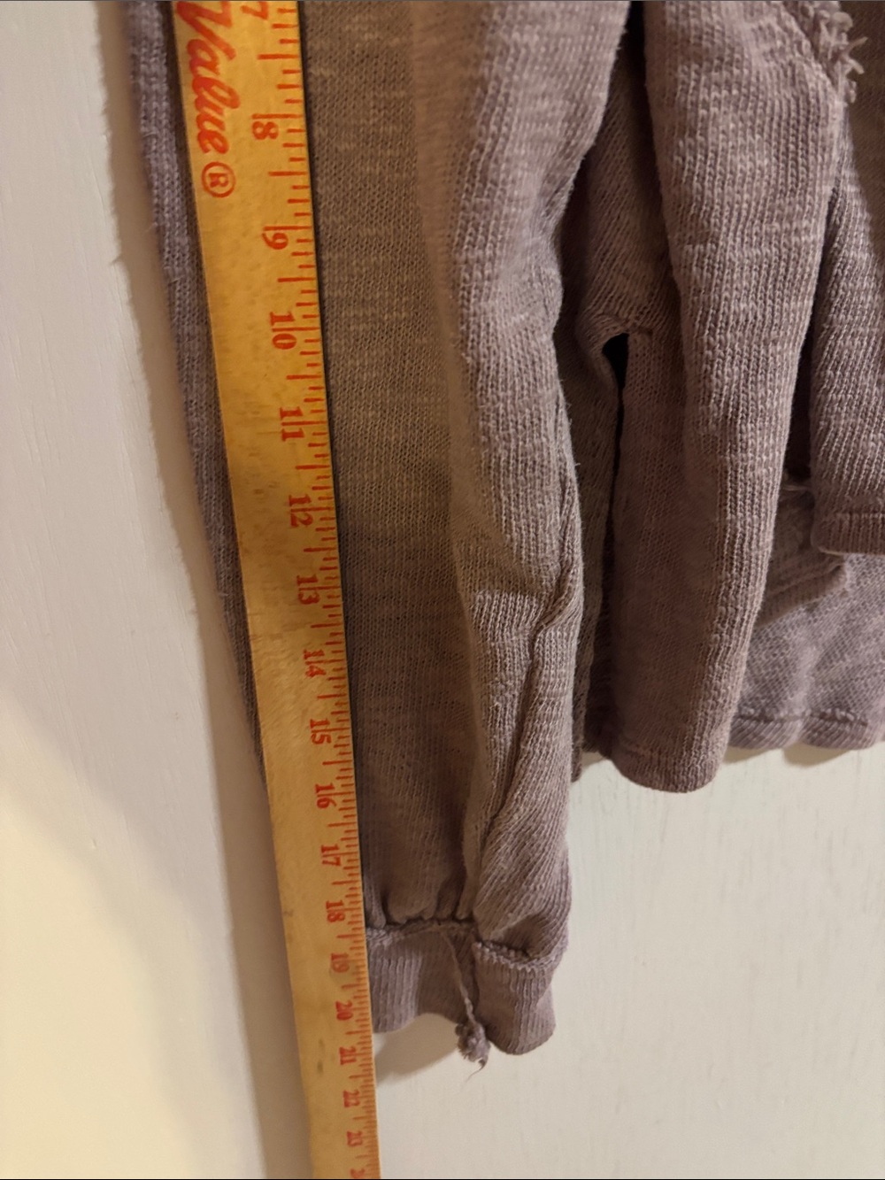We The Free Distressed Cropped Crewneck Sweatshirt - light purple - Picture 3 of 6
